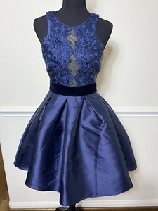 Dao Chloe Dao Boutique blue dress Size S New w/Tags - Picture 1 of 11