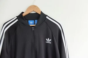 Adidas Originals Superstar TT tracksuit jacket Black White XL 2016 Track - Picture 1 of 14