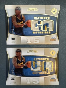 2- 2007-08 Upper Deck Ultimate Collection Carmelo Anthony Dual Patches #’d 25 - Bild 1 von 4