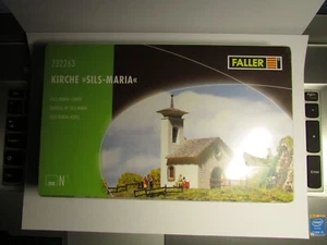 Spur N, Faller N 232263, Kirche SILS-MARIA, Gebäude, NEU, neuwertig, in OVP - Bild 1 von 2