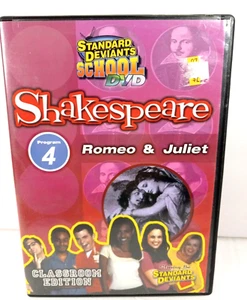Standard Deviants School DVD Shakespeare Romeo & Juliet Program 4, Classroom Ed - Picture 1 of 4