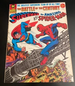 SUPERMAN VS SPIDER-MAN TREASURY EDITION (DC/Marvel 1976) **BEAUTIFUL COPY!** - Picture 1 of 9