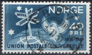 1020 Norway 1949, NK 382 SON Bruvoll 18 11 50 (HE) - Picture 1 of 1
