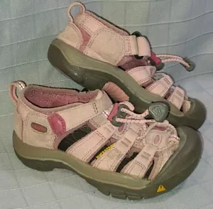 KEEN PINK NEWPORT H2 HIKING SPORT SANDALS CLOSED ANKLE CLOSED TOE TODDLER SZ 9  - Picture 1 of 6