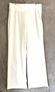 inc International Concepts Womans' Ivory Wide Leg Dress Business Pants Size 10 - Picture 1 of 10