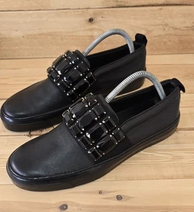 Gucci sneakers slip-on donna con nero taglia 39 G/9 US - Foto 1 di 10