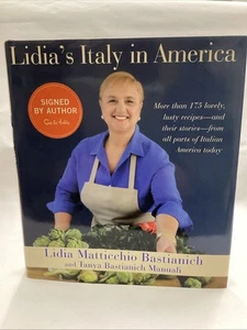 Lidia's Italy in America, SIGNED by Lidia Matticchio Bastianich 1st ED 2011 - Foto 1 di 13