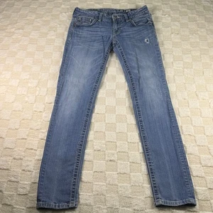 Miss Me Embellished Pocket Jeans Size 29 Denim Ripped Distressed - Picture 1 of 21