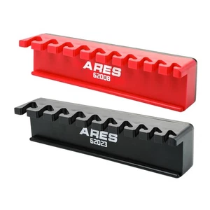 62059 – 2-Pack 10-Slot Red and Black Magnetic Wrench Organizer Set - Sturdy P... - Picture 1 of 9