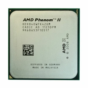 Procesadores AMD Phenom II X4 840 CPU cuatro núcleos 3,2 GHz 95 W Socket AM3 - Imagen 1 de 1
