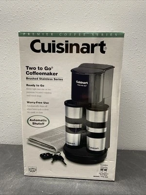 Cuisinart TTG-500 Two to Go Premier Series Coffeemaker - New Open Box - Image 1 of 4