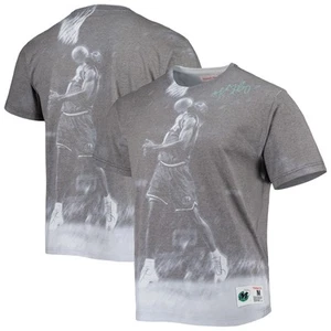 Men's Mitchell & Ness Michael Finley Heather Gray Dallas Mavericks Above The Rim - Picture 1 of 3