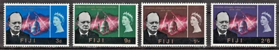 FIJI: 1966 SC#215-18 MNH Churchill Memorial Issue AP3807 Foto 1 de 2