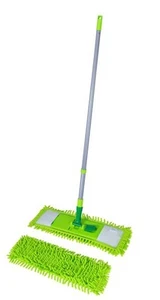 TrendLine Bodenwischer mit Stiel 40 cm Wischbreite Wischmop inkl 2 Bezügen - Bild 1 von 1