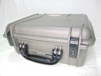 Carcasa rígida de plástico militar/estuche para electrónica sensible/cámaras/drones, etc. Foto 1 de 4