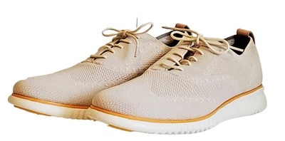 Zapatos para hombre Cole Haan ZeroGrand punta de ala Grand OS talla 11,5 M C34354 avena crema Foto 1 de 4