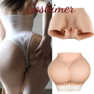 Pantalones modeladores de cadera de silicona para espesar glúteos vagina falsa sexy potenciador de glúteos y cadera - Imagen 1 de 11