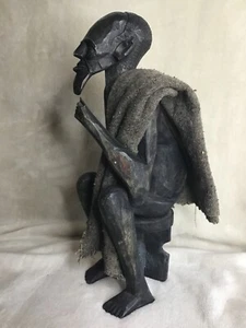 1980 Carved African Tribal, Medicine Man, Purchased in Kenya in 1980; 41cm tall - Picture 1 of 6