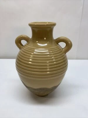 SOUTHERN LIVING At Home Tuscan Verona Gold Yellow Olive vase jar - Image 1 of 4
