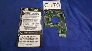 Western Digital WD7500BPVT-35HXZT1 HD PCB 771692-112 AA 750 GB - Foto 1 di 5