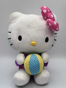 Hello Kitty Beach Day Plüsch Sonderedition RAR 2015 Sanrio Stofftier - Bild 1 von 10