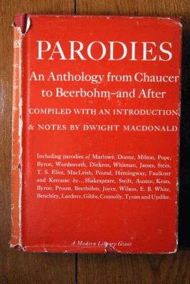PARODIES: Anthology Chaucer to Beerbohm 1965 GIANT MODERN LIBRARY MacDonald G-93 - Imagem 1 de 4