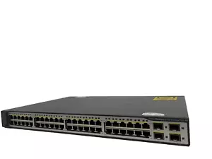 CISCO WS-C3750V2-48PS-S 48 port, 4 SFP Gigabit Ethernet Ports Switch READ! - Picture 1 of 12