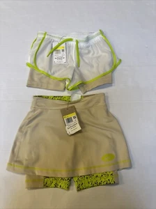 NIKE DRI-FIT 2-IN-1 TRAINING SKORT SKIRT GIRLS - Size SMALL - DO7115-126x2 - Picture 1 of 2