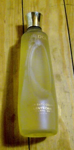 RARO botella de vidrio BAIN D'OR vintage años 70 DESPUÉS DEL BAÑO COLONIA perfume LENTHERIC - Imagen 1 de 4
