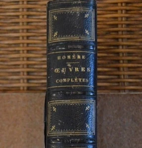 Oeuvres Completes D'Homere 1860 Complete Homer in French Hachette - Picture 1 of 6
