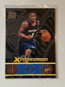 2001-02 Topps Xpectations Gilbert Arenas Rookie Card (RC) #129   Agent Zero