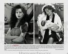 Press Photo Actress Geena Davis with Baby in "Angie" Movie - lrp69209