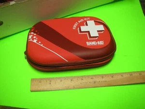 Band-Aid Red Bag - Build Your Own Customizable Travel First Aid Kit (EMPTY) NEW - Picture 1 of 4
