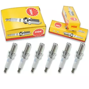 6 pc 6 x NGK Standard Plug Spark Plugs 5881 BKR7EKU Tune Up Kit For Yamaha - Picture 1 of 3