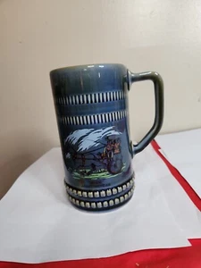 WADE IRISH PORCELAIN IRISH JAUNTING CAR BEER MUG NO DAMAGE NICE QUALITY PIECE - Picture 1 of 8