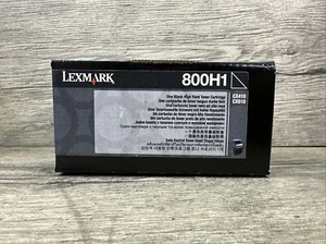 80C0H10 LEXMARK 800H1 TONER CARTRIDGE BLACK 4K #N3-15 - Picture 1 of 6