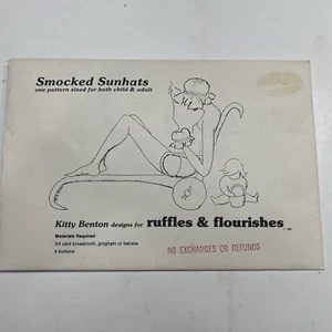 PATRÓN DE SOMBREROS DE SOL SIMULADOS Niño y Adulto Vintage - Imagen 1 de 5