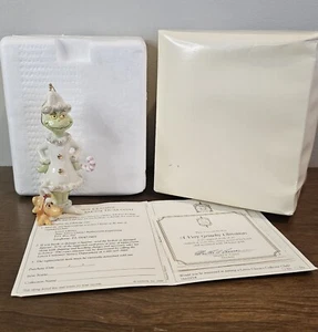 Lenox Dr Seuss A Very Grinchy Christmas Grinch Ornament Retired With Box - Picture 1 of 15