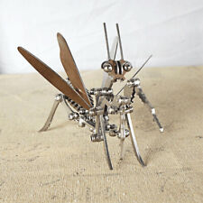 Finish Product 3D Metal Stainless Steel Mechanical Insect Mantis Model Gift _cu