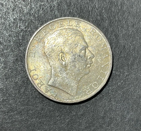 1939 Romania 250 Lei Silver World Coin Excellent Condition Cover