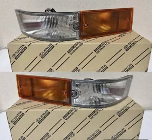 Toyota Trueno Levin AE86 Genuine Bumper Signal Light Lamp Set OEM JDM - Bild 1 von 6