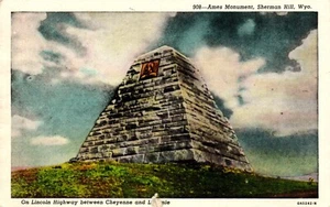 Postal Monumento a Ames, Sherman Hill, Wyoming - Imagen 1 de 2