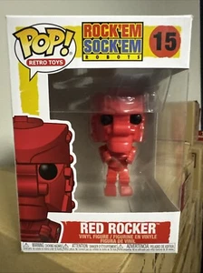 Funko Pop! Retro Toys: Rock'Em Sock'Em Robots - Red Rocker #15 - Picture 1 of 6