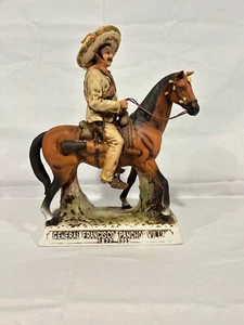 GENERAL FRANCISCO "PANCHO" VILLA~EMPTY PORCELAIN TEQUILA DECANTER~1975 1st Ed. - Picture 1 of 19