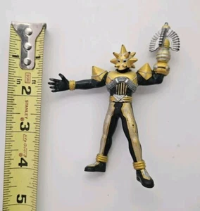 Power Rangers Orange Head Krybot 3.5" PVC Figure Villain Black Gold/Orange 2006 - Picture 1 of 3