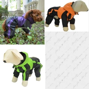 Abrigo de lluvia para mascotas cachorro perro 4 pies cuatro patas impermeable para pequeño mediano grande - Imagen 1 de 24
