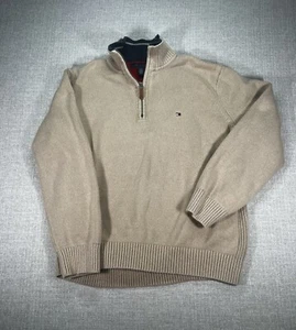 Tommy Hilfiger Jacke Erwachsene Extra Large Beige Langarm Logo Stretch Herren - Bild 1 von 9