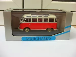 Volkswagen T1 bus Samba Minichamps 430052302 MIB 1:43 beetle 1200 t2 santana vw - Bild 1 von 4