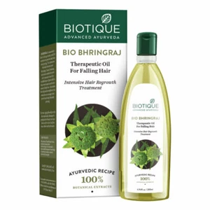 Biotique Bio Ayurveda Bhringraj Therapeutic Hair Oil For Regrowth & Falling Hair - Picture 1 of 3