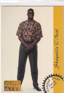 1993 Classic 1993 Classic Pro Line No. LP2 Shaquille O'Neal Rookie One of 40,000 - Bild 1 von 2